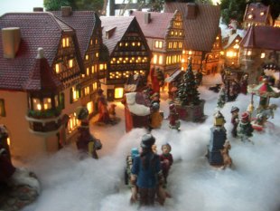 Weihnachtsdeko 'Weihnachtsdorf'