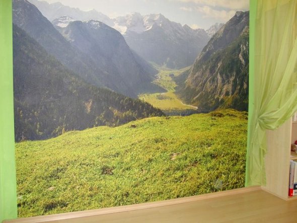 Arbeitszimmer / Büro 'daheim in den Alpen'