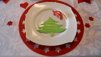 Weihnachtsdeko 'Weihnachtliche Tischdeko'