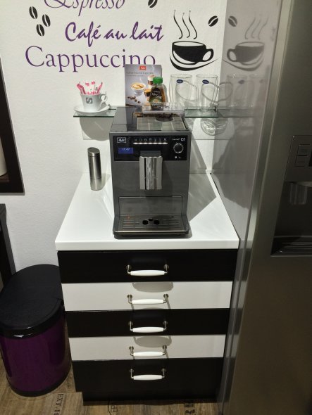 Unser neuer Kaffeevollautomat, einfach Klasse das Teil.